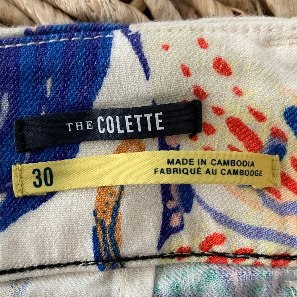 Anthropologie Colette Crop Pant Sarah Gordon Edition - Picture 14 of 16